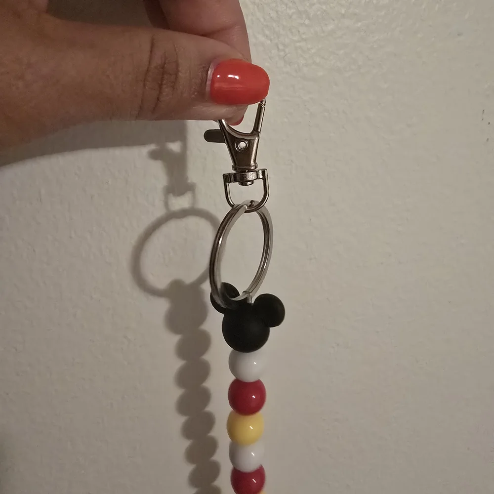 Colorful Beaded Keychain - Picture 4 of 6